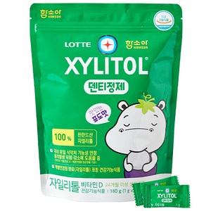 함소아 헬스원 자일리톨 캔디 포도맛, 180g, 1개