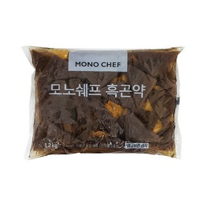 모노쉐프 업소용 대용량 흑곤약 1.2kg B, 1개