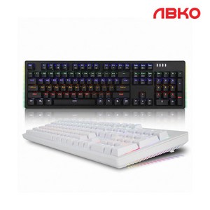 앱코 해커 K515 측면 RGB 라이팅 키보드 (블랙 갈축)