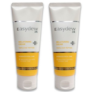 [정품배송] Easydew 이지듀 EGF 멜라토닝 기미잡티 케어 크림 105g 단품구성, 105ml, 2개