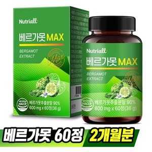 뉴트리올 베르가못 MAX, 1개, 60정