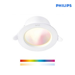 필립스 위즈 IOT스마트컬러 3인치 다운라이트 LED3.5W, 단품, 1개