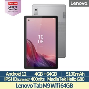 [Lenovo Cetified] 레노버 Tab M9 WiFi 64GB 국내정발 1년 파손보험