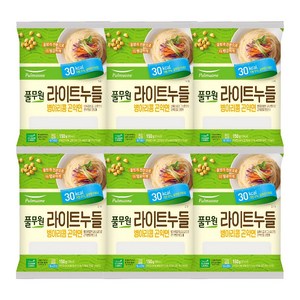 풀무원 라이트누들, 150g, 6개