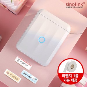 NIIMBOT 라벨프린터 D110PRO 시노링크 라벨기 님봇, 1개, 화이트 D110 PRO