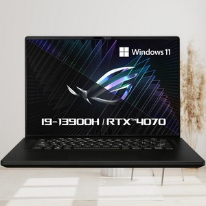 에이수스 ROG 제피러스 M16 코어i9 인텔 13세대 지포스 RTX 4070, Off Black Anime Matix vesion, 1536GB, 16GB, WIN11 Home, GU604VI-N4077W