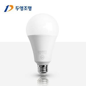 두영 LED 전구 램프 벌브 20w, 1개, 전구색