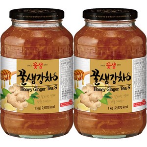 꽃샘 꿀생강차 S, 1kg, 1개입, 2개