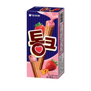 오리온 통크 딸기, 5개, 45g