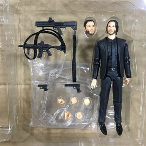 존윅피규어 존 윅 액션 피규어 개 포함 애니메이션 Mafex085 Keanu Reeves PVC 동상 모델 인형 장식 어린이 장난감 17cm, [01] MAF 070, [01] With box, 1개