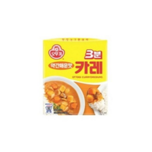 오뚜기3분 카레 약간매운맛, 200g, 3개