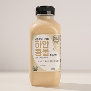 [정담두부집] HACCP 100%국산콩 콩물 콩국수 하얀콩물 (냉동), 2개, 500ml