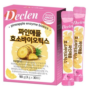 디클렌 브로멜라인 파인애플 효소 프로바이오틱스 30p, 90g, 1개