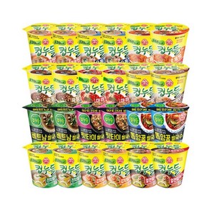 컵누들 12종 24개입 1세트(매콤한맛2+우동맛2+로제맛2+마라맛2+짜장맛2+매콤찜닭2+똠얌꿍2+팟타이2+베트남쌀국수2+얼큰쌀국수2+잔치쌀국수2+김치쌀국수2), 1개