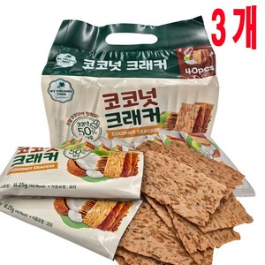 코코넛 크래커 대용량, 3개, 450g