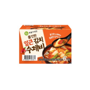 이가자연면 쫄깃한 얼큰 김치수제비 187g x 6, 6개