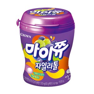 크라운 마이쮸 용기 포도, 6개, 110g