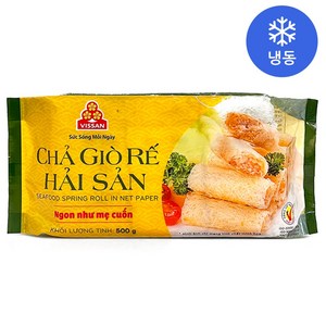 WORLDFOOD 베트남만두 그물망 해물짜조 스프링롤 VISSAN cha gio e hai san, 500g, 1개