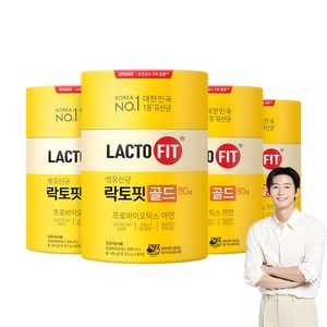 락토핏 골드 80포, 160g, 4개