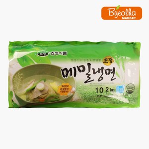 초정 메밀 냉면 2kg 10인분 물냉면 비빔냉면 냉면사리 업소용 식당용 여름 별미, 1개