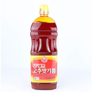 오뚜기옛날 고추맛기름, 1.5L, 4개