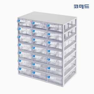 코메드 CMD-500-7 멀티박스 21칸 투명서랍장