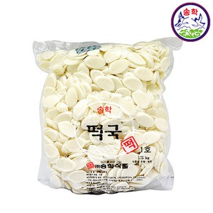 송학식품 떡국떡 쌀떡 식관 1호 업소 식당 대용량 3.75kg, 2개