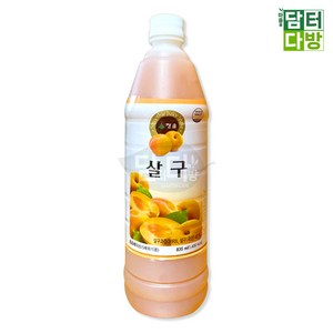 청솔 살구 주스 835ml 음료베이스, 1개