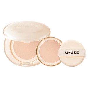 어뮤즈 쿠션 듀 젤리 마스터 쿠션 리필 기획 AMUSE DEW JELLY MASTER CUSHION 물막광쿠션, 1개, 1.5 내추럴