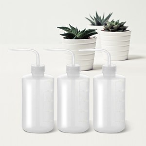 월드가드닝 물조리개 미세 다육 물뿌리개 1000ml, 투명, 3개