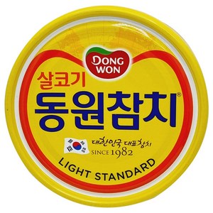 동원 라이트 스탠다드 참치, 250g, 2개