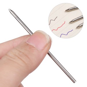 표준 리필 심 다양한 의 크리스탈 다이아몬드 헤드 리필 교체 볼펜 68MM 중성 리필 중력 펜 다기능 5 개, [03] ed-