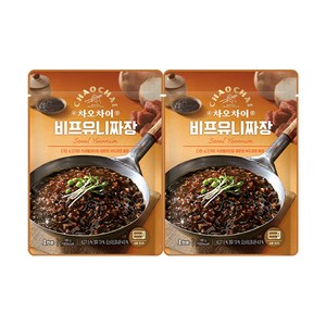 차오차이 비프 유니짜장, 180g, 2개