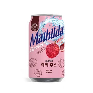 마틸다 열대과일 리치 주스, 330ml, 24개