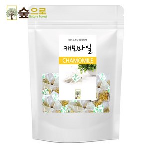 숲으로 캐모마일 삼각티백 50티백 카모마일 티백, 1g, 50개입, 1개