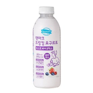 덴마크드링킹블루베리 750 ml, 4개, 750ml