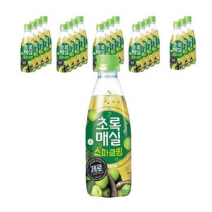 초록매실 스파클링 제로, 350ml, 20개