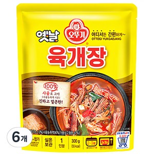 오뚜기 옛날 육개장, 300g, 6개