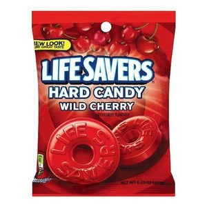 LIFE SAVERS 미국 라이프 세이버스 하드 캔디 와일드 체리 177g x3팩, 3개