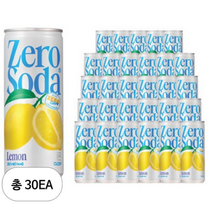 클룹 제로소다 레몬, 250ml, 30개