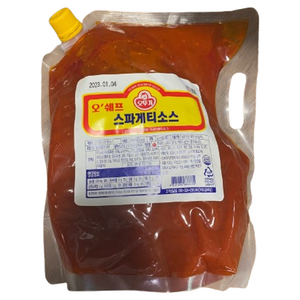 오뚜기 오쉐프 스파게티 소스, 2kg, 8개