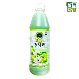 청솔 청사과 원액 835ml, 1개