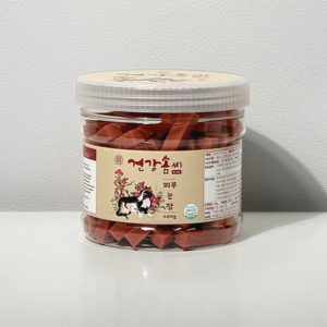 [똑똑한입] HACCP 기능성 반려견 간식 건강솜씨 (피부 눈 장) 400g, 1개