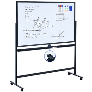 화이트보드 대형 화이트 보드 자석 화이트 보드 화이트보드+이동식스탠드
