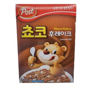 동서 포스트 쵸코후레이크 시리얼, 600g, 6개