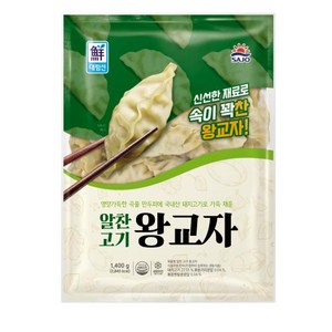 알찬 고기 왕교자 1400g 사조대림 냉동, 1개, 1.4L