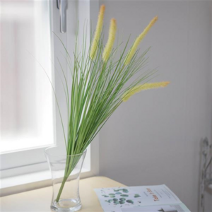 인조식물 강아지풀 캣테일 그라스 부쉬 75cm, 그린(Geen), 1개