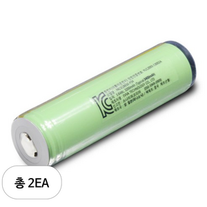 블랙울프 리튬이온 18650 B2 파나소닉 3400mAh 배터리 충전지, 2개, 1개입