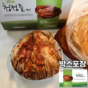 청정들 프리미엄 포기 배추 김치 10kg 업소용 수입산 고랭지 배추 달달한맛 일반 박스포장, 1박스