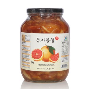 (고흥식품) 화학 첨가물이 없는 100% 통 자몽차, 2kg, 1개, 1개입